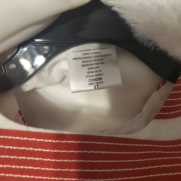 Red, white Jona Michelle dress and shrug 4t - Picture 4 of 4